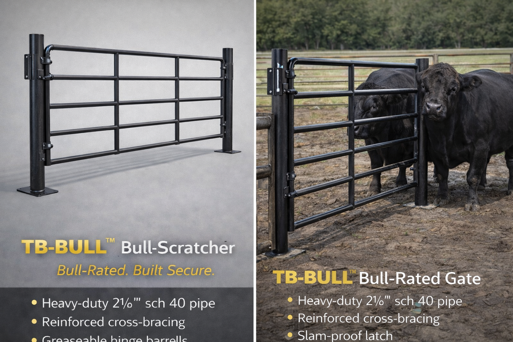 TB-BULL™ Bull-Rated Gate & Scratcher