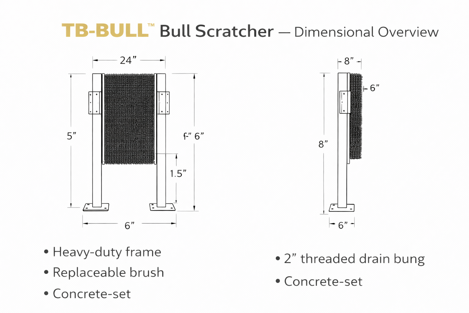 TB-BULL™ Bull Scratcher